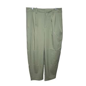 Free People Tapered Barrel Leg Pants In Green